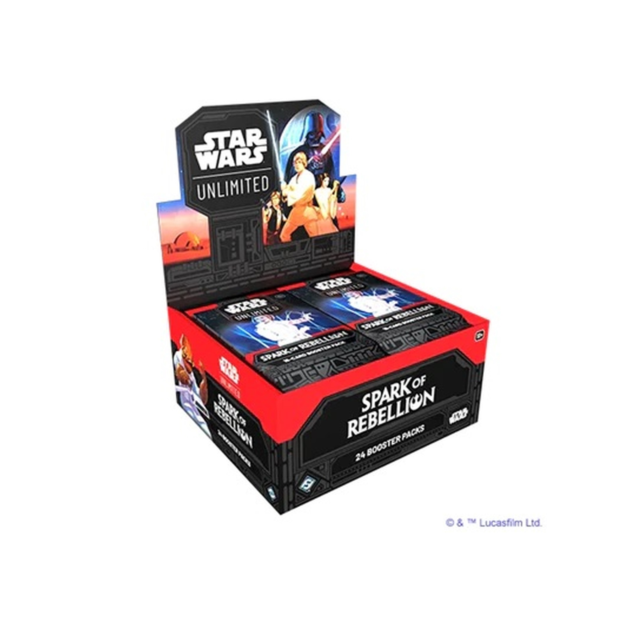 Star Wars Unlimited - Der Funke einer Rebellion Booster Display (Englisch)