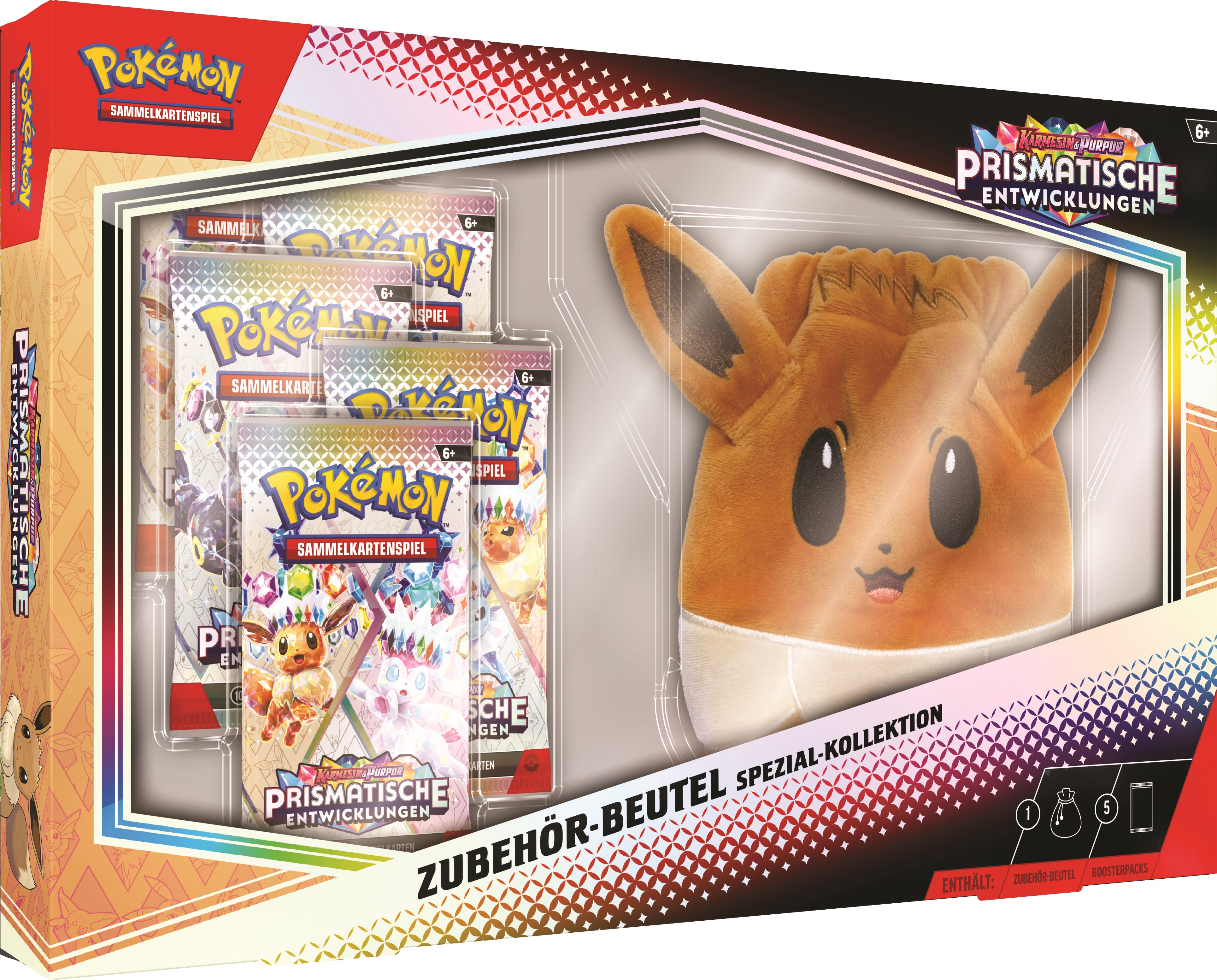 Pokemon KP08.5 Prismatische Entwicklungen Zubehör-Beutel Spezial Kollektion (Deutsch)