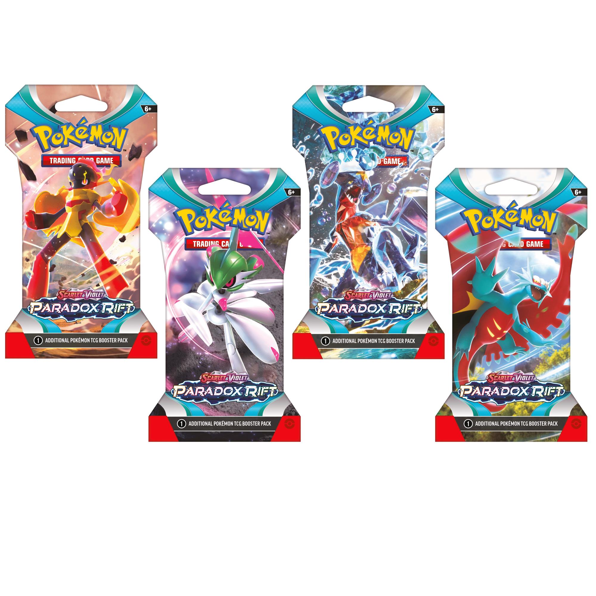 Pokemon SV04 Paradox Rift Sleeved Booster Englisch