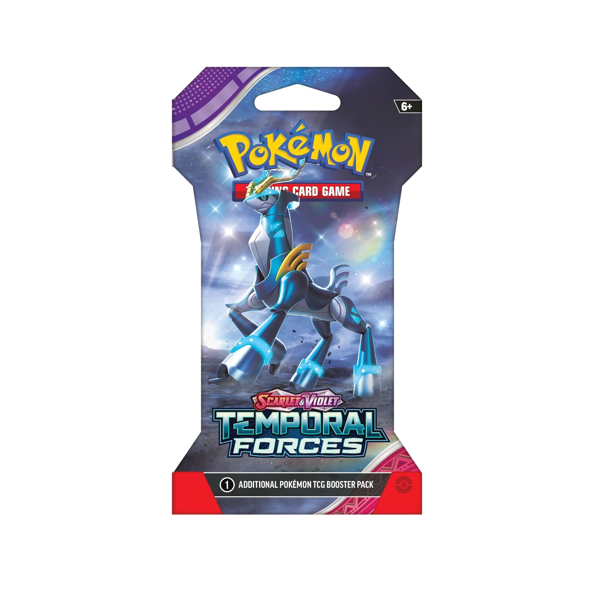 Pokemon Karmesin & Purpur - Gewalten der Zeit - Sleeved Booster (Englisch)