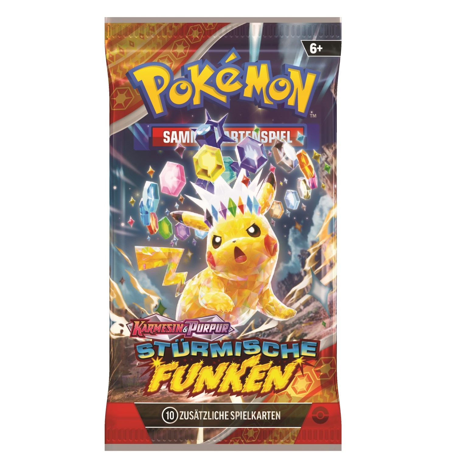 Pokemon KP08 Stürmische Funken Einzel Booster (Deutsch)