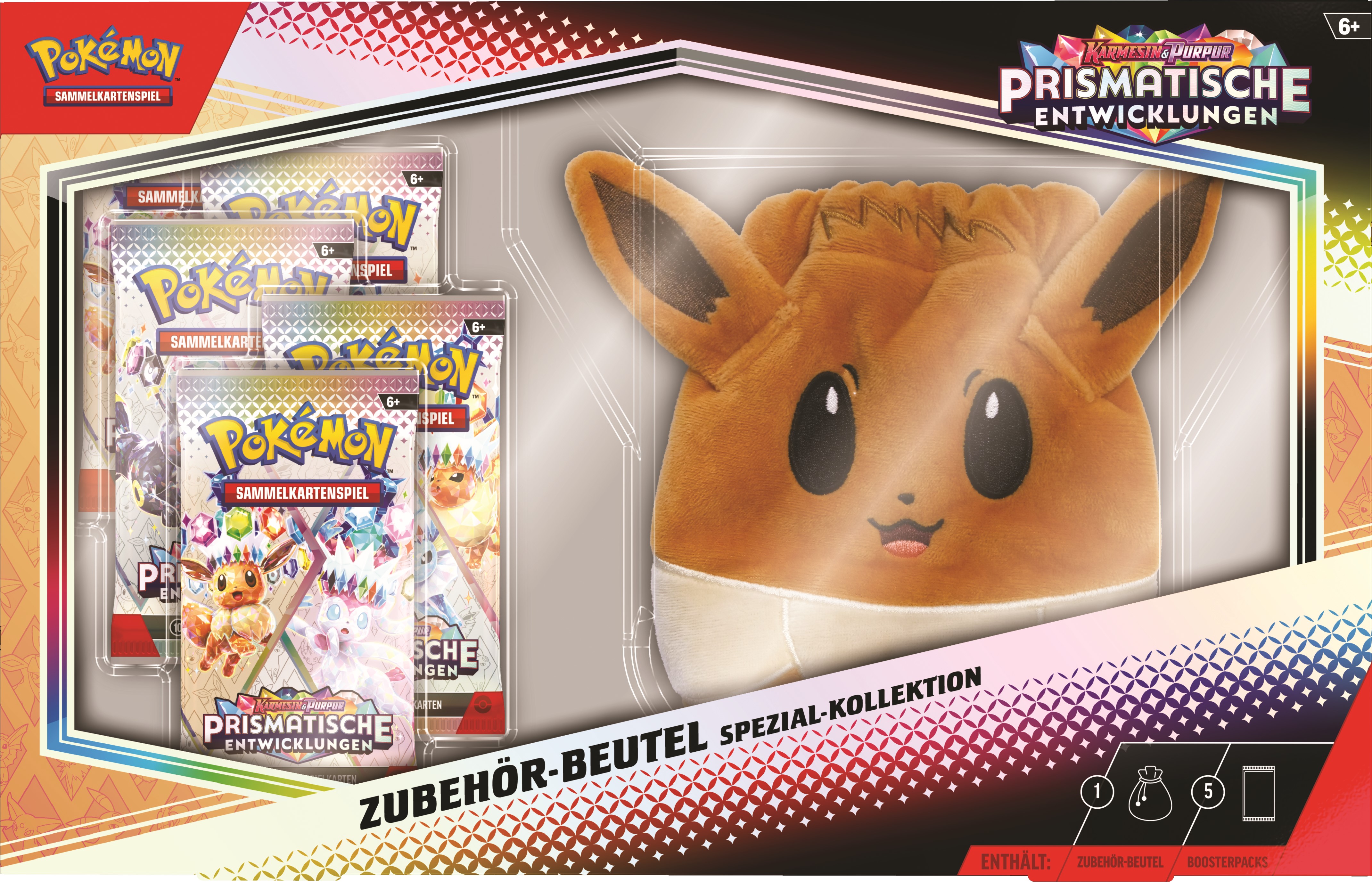 Pokemon KP08.5 Prismatische Entwicklungen Zubehör-Beutel Spezial Kollektion (Deutsch)
