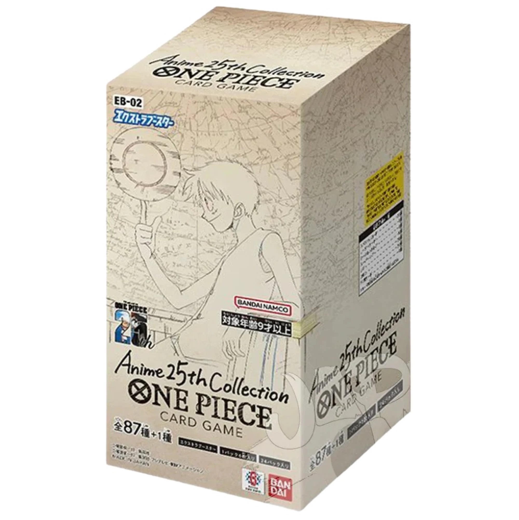 One Piece EB02 Anime 25th Collection Booster Display (Japanese)
