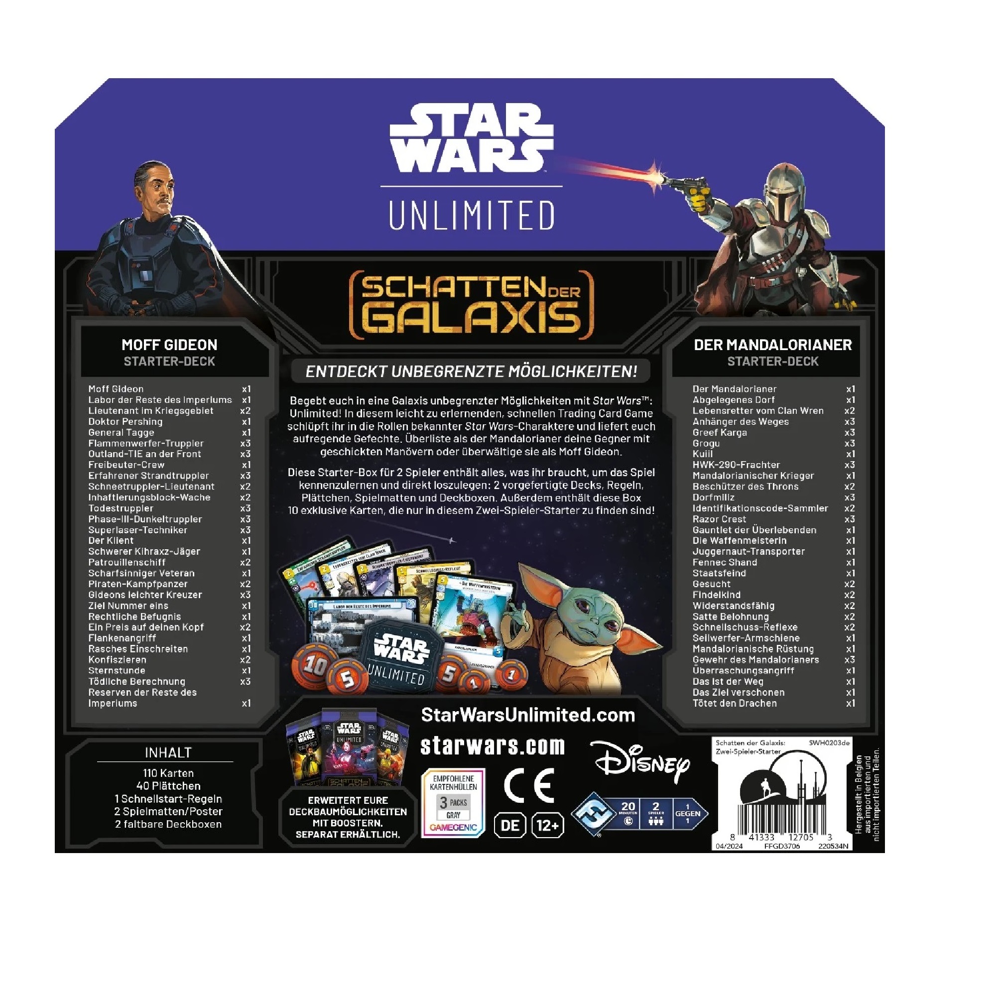 Star Wars Unlimited - Schatten der Galaxis (Zwei-Spieler-Starter) (Deutsch)