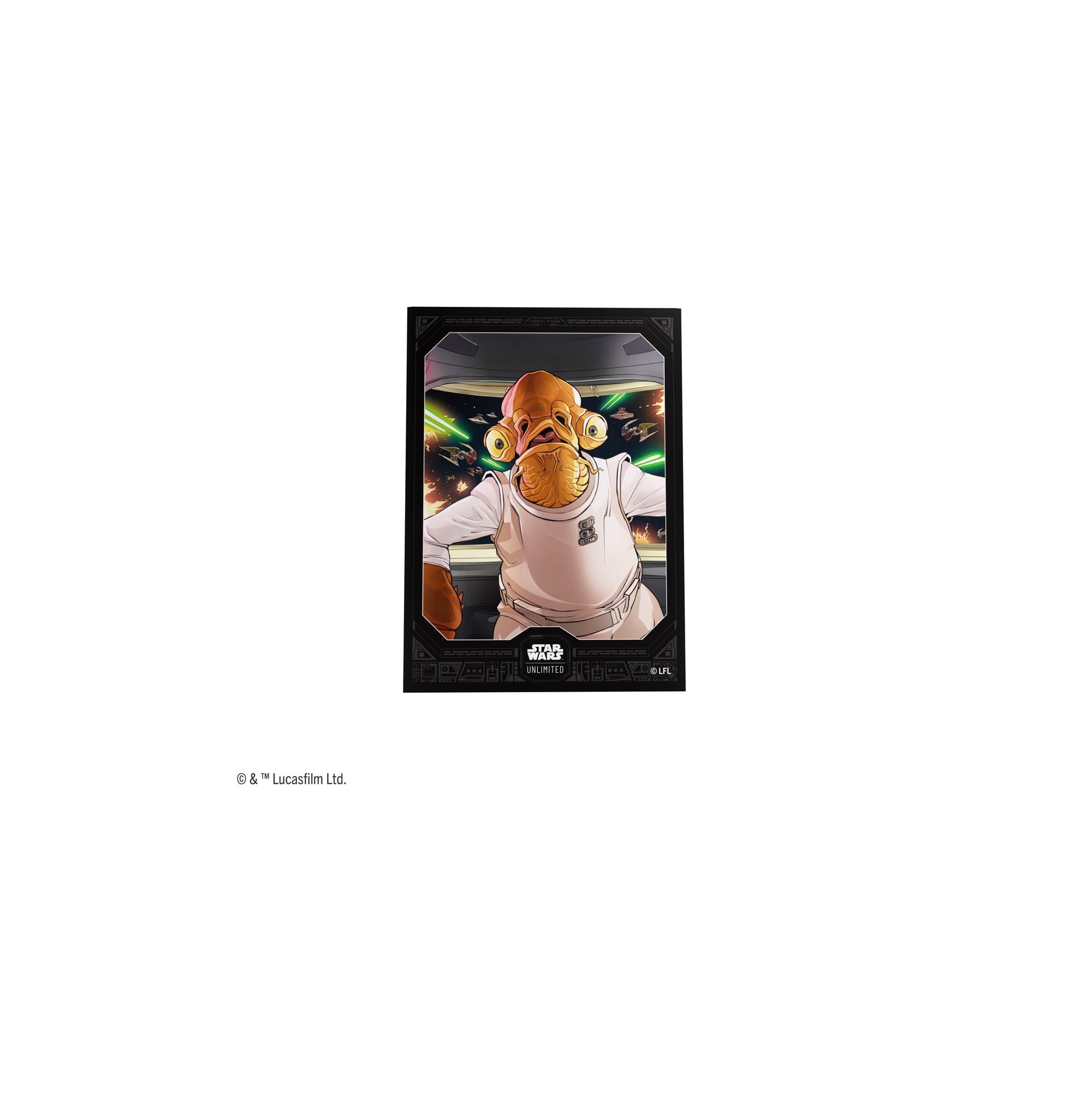 Star Wars Unlimited Art Sleeves - Admiral Ackbar