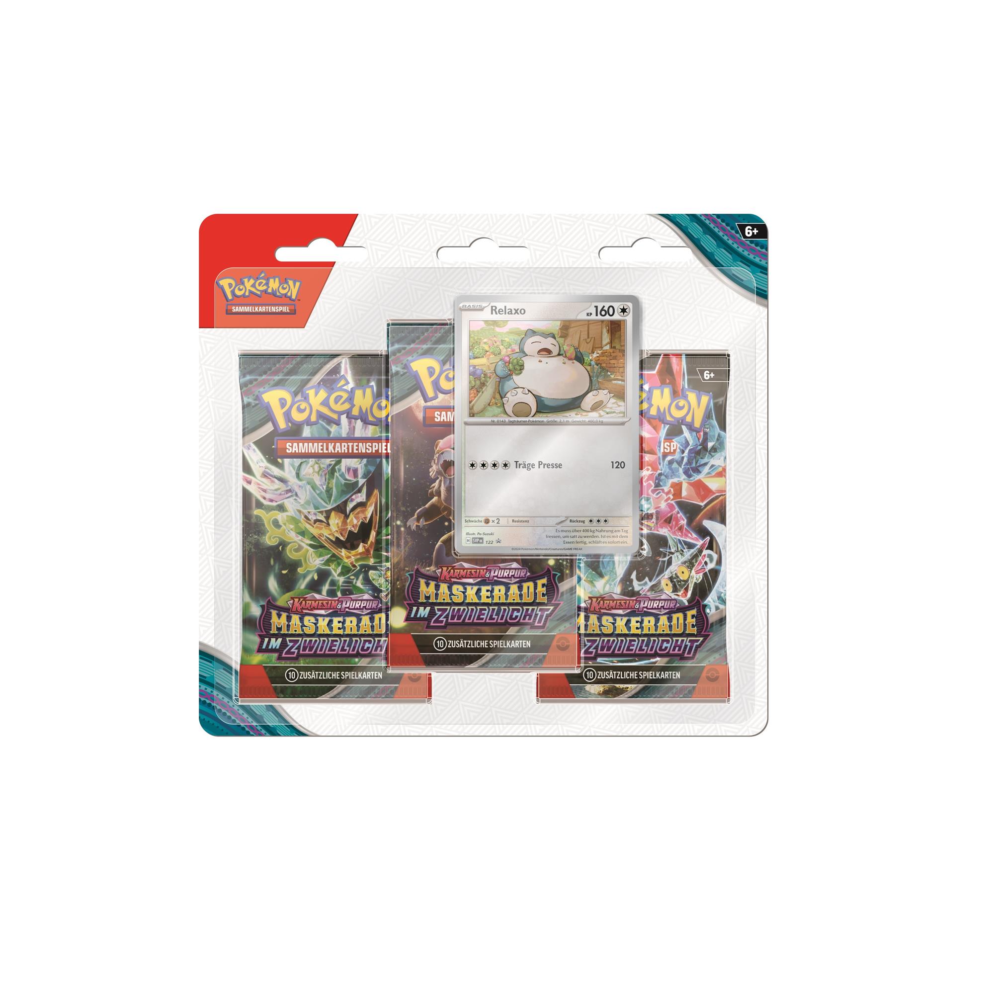 Pokemon KP06 Maskerade im Zwielicht 3er-Blister (Deutsch)