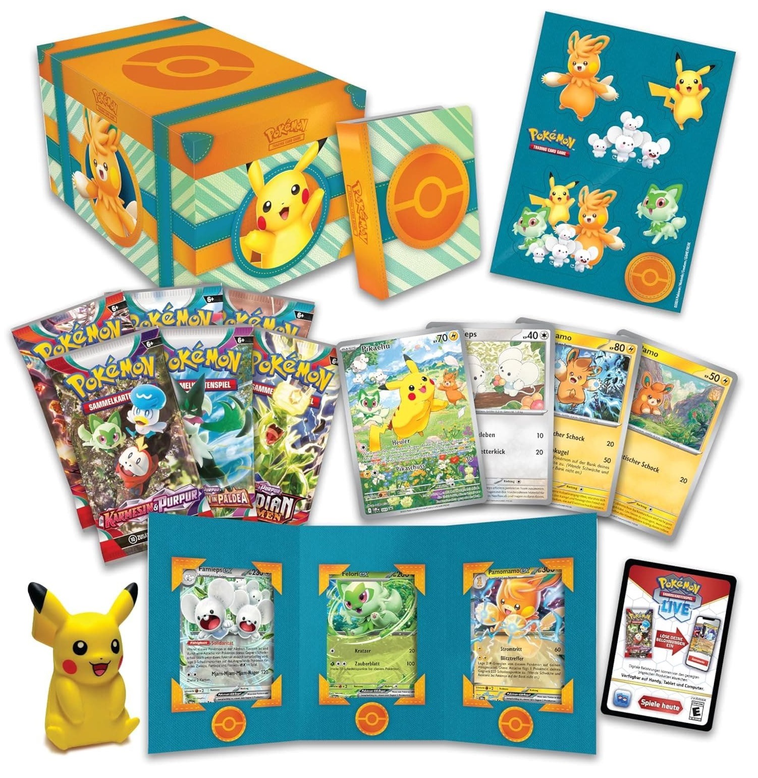Pokemon Paldea Abenteuerkoffer 2024 Deutsch