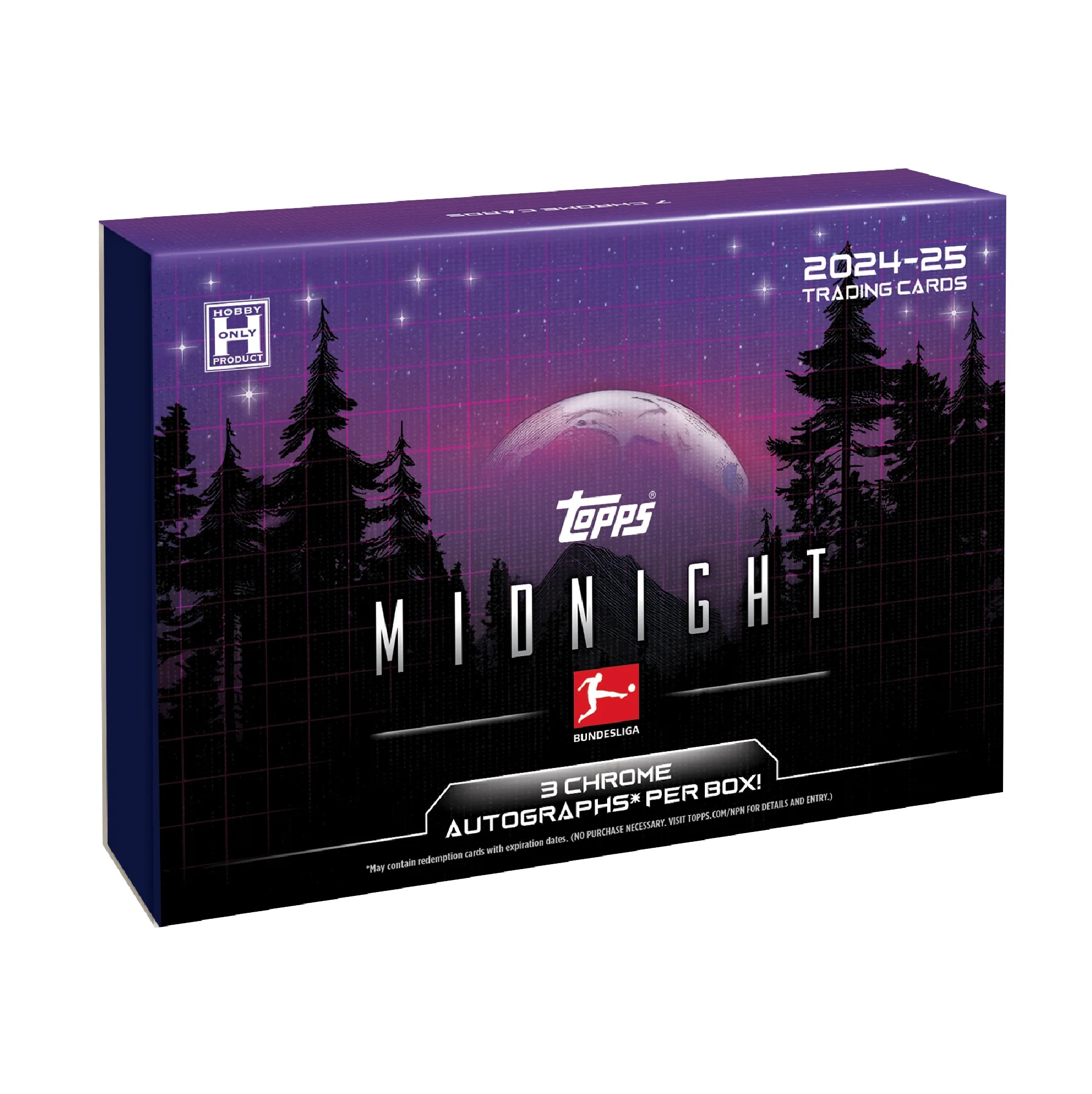 Topps 2024-25 Bundesliga Midnight Hobby Display