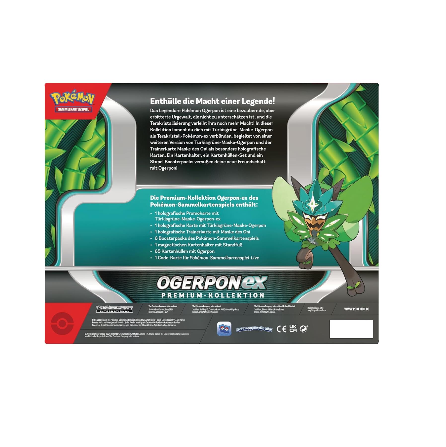 Pokemon Ogerpon ex Premium Kollektion (deutsch)