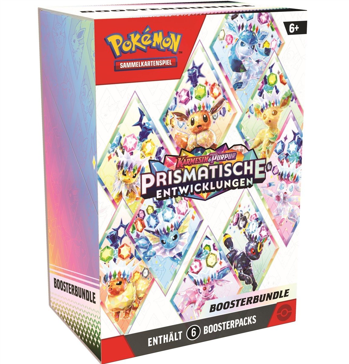 Pokemon KP08.5 Prismatische Entwicklungen Booster Bundle