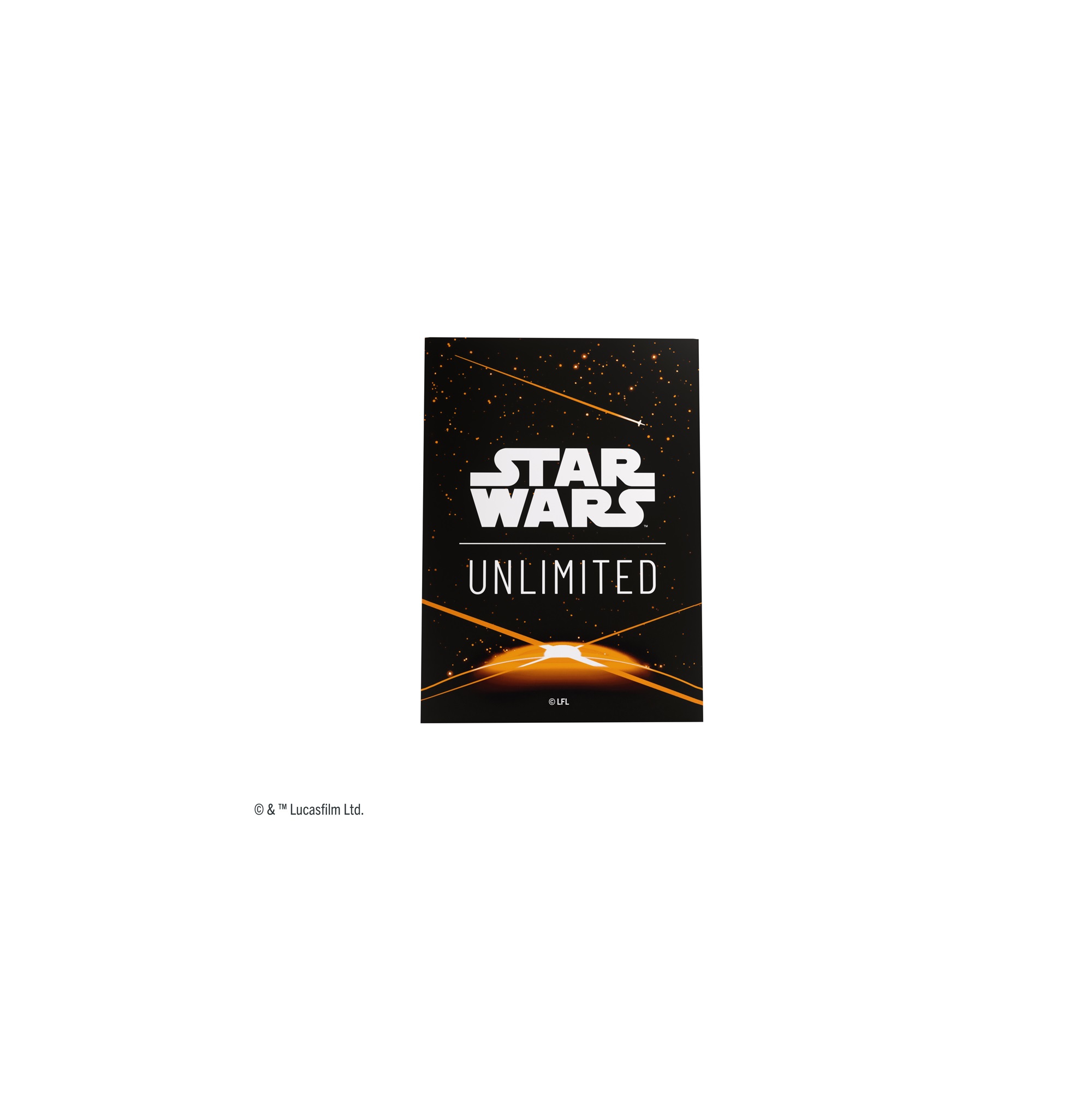 Star Wars Unlimited Art Sleeves - Card Back Orange