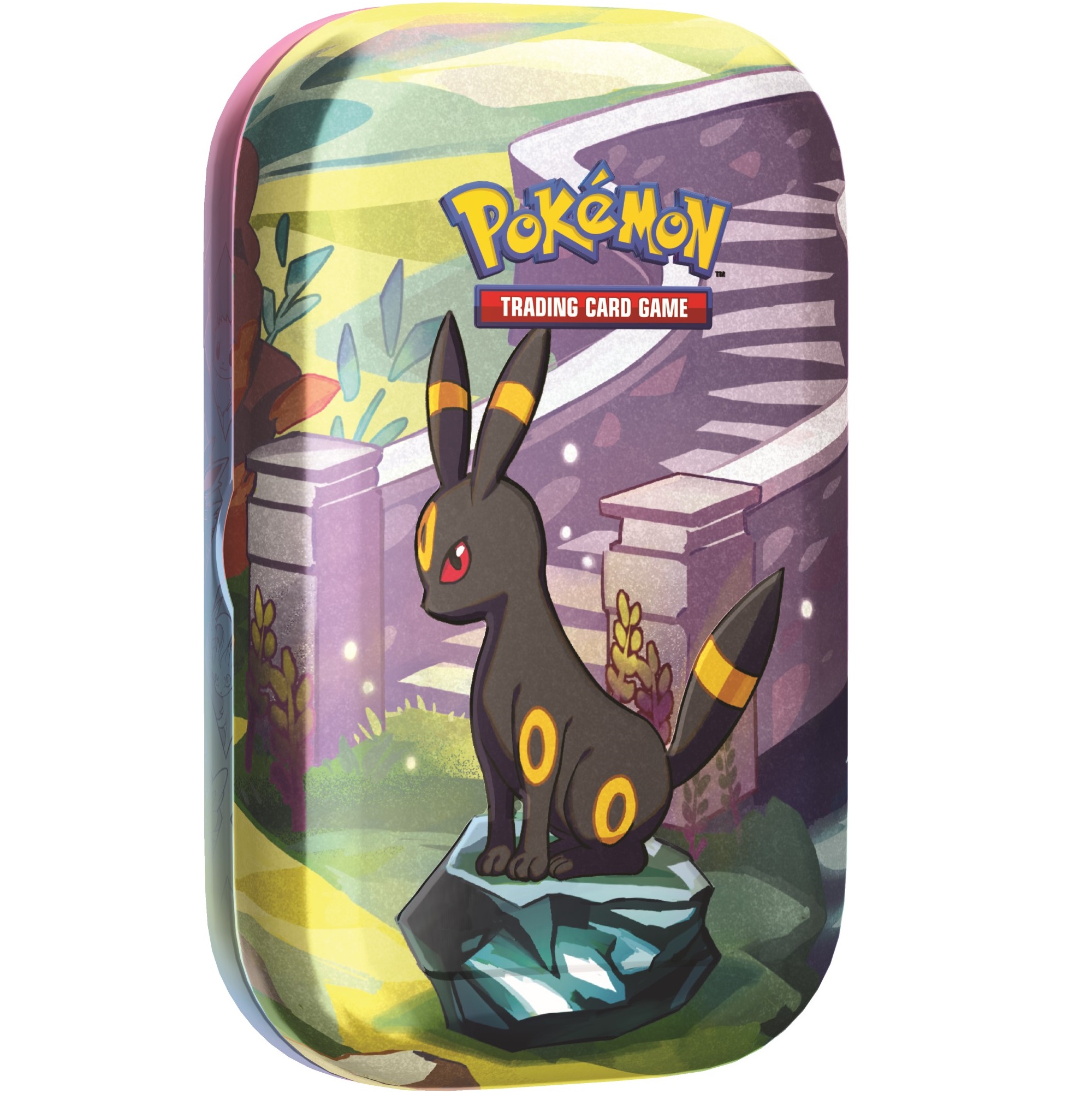 Pokemon KP08.5 Prismatische Entwicklungen Mini Tin Display (Deutsch)