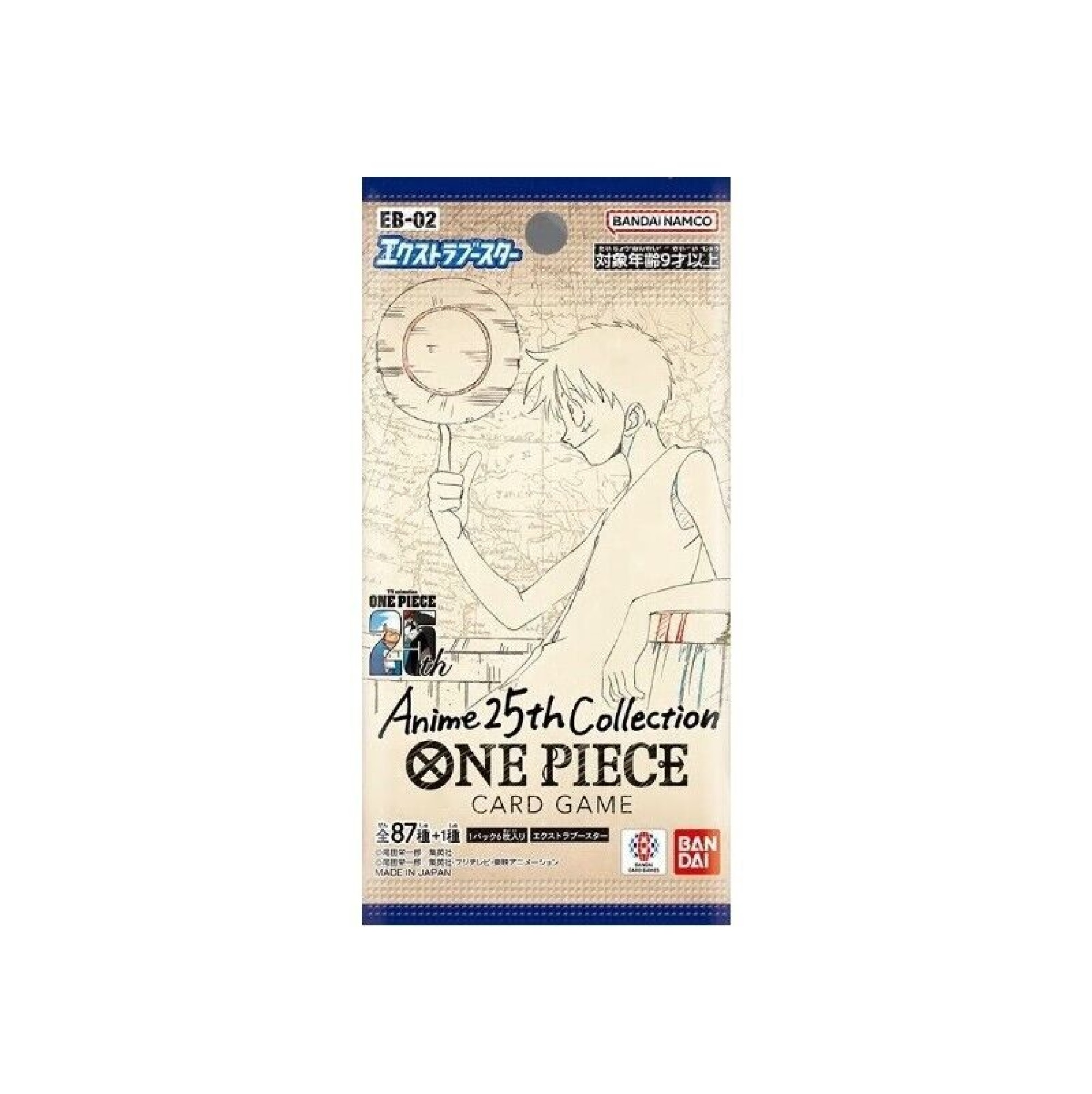 One Piece EB02 Anime 25th Collection Booster - Japanisch