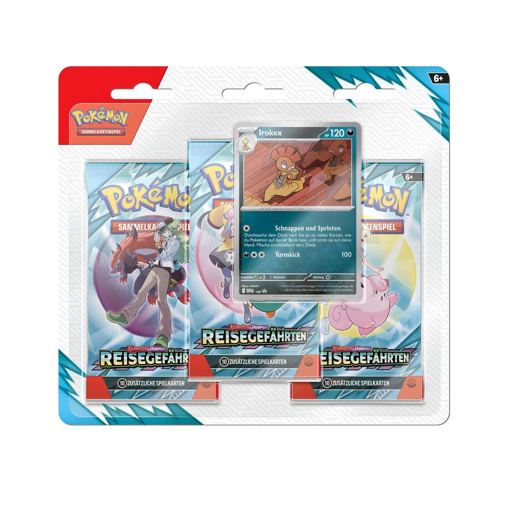 Pokemon KP09 Reisegefährten 3er Blister (Deutsch)