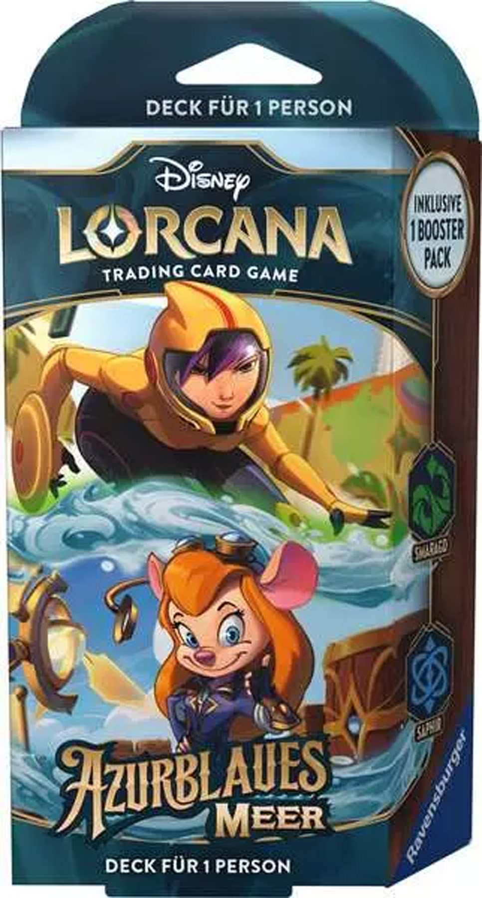 Azurblaues Meer - Smaragd und Saphir Deck (Deutsch)