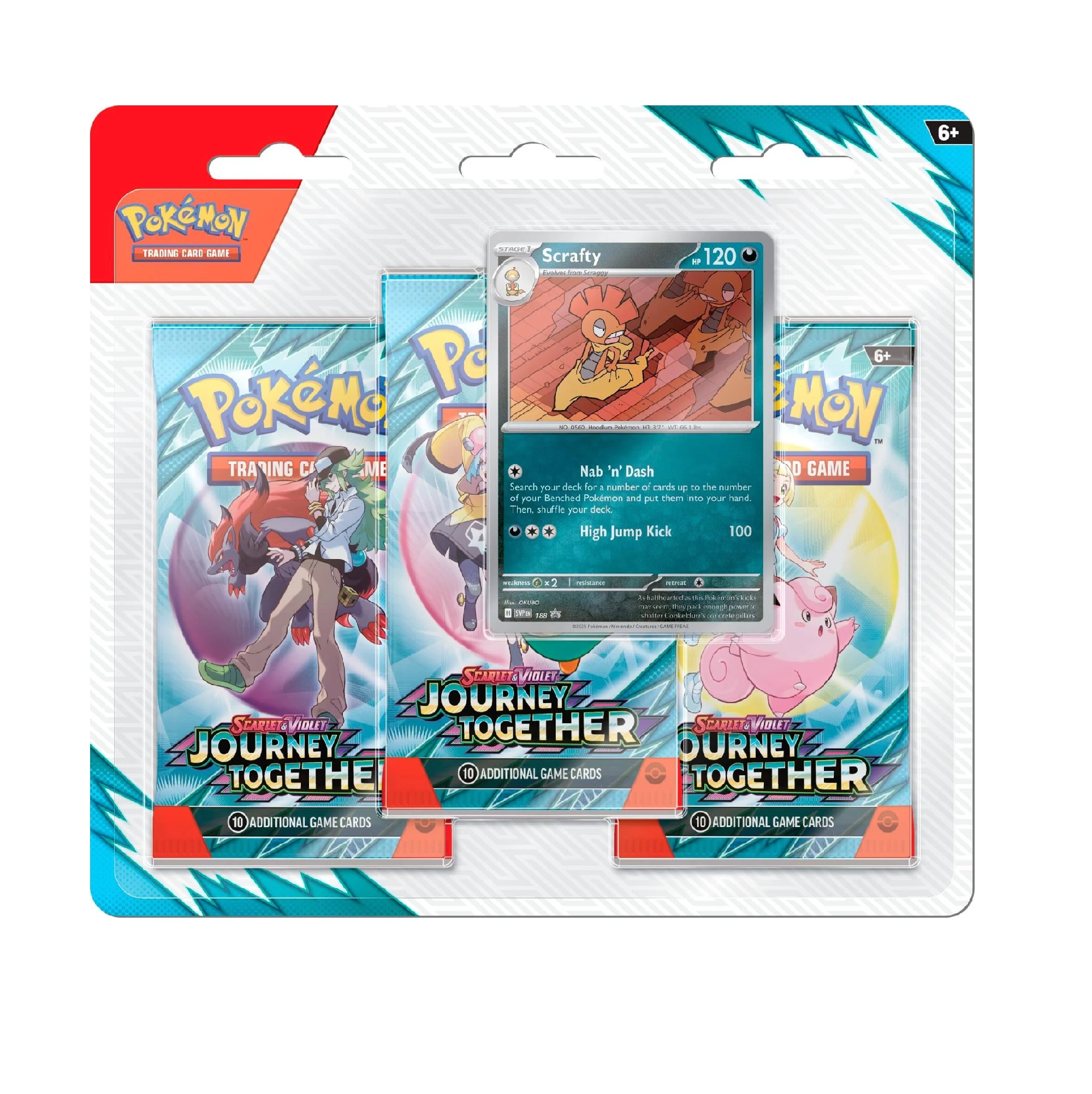 Pokemon SV09 Reisegefährten 3er Blister (Englisch)