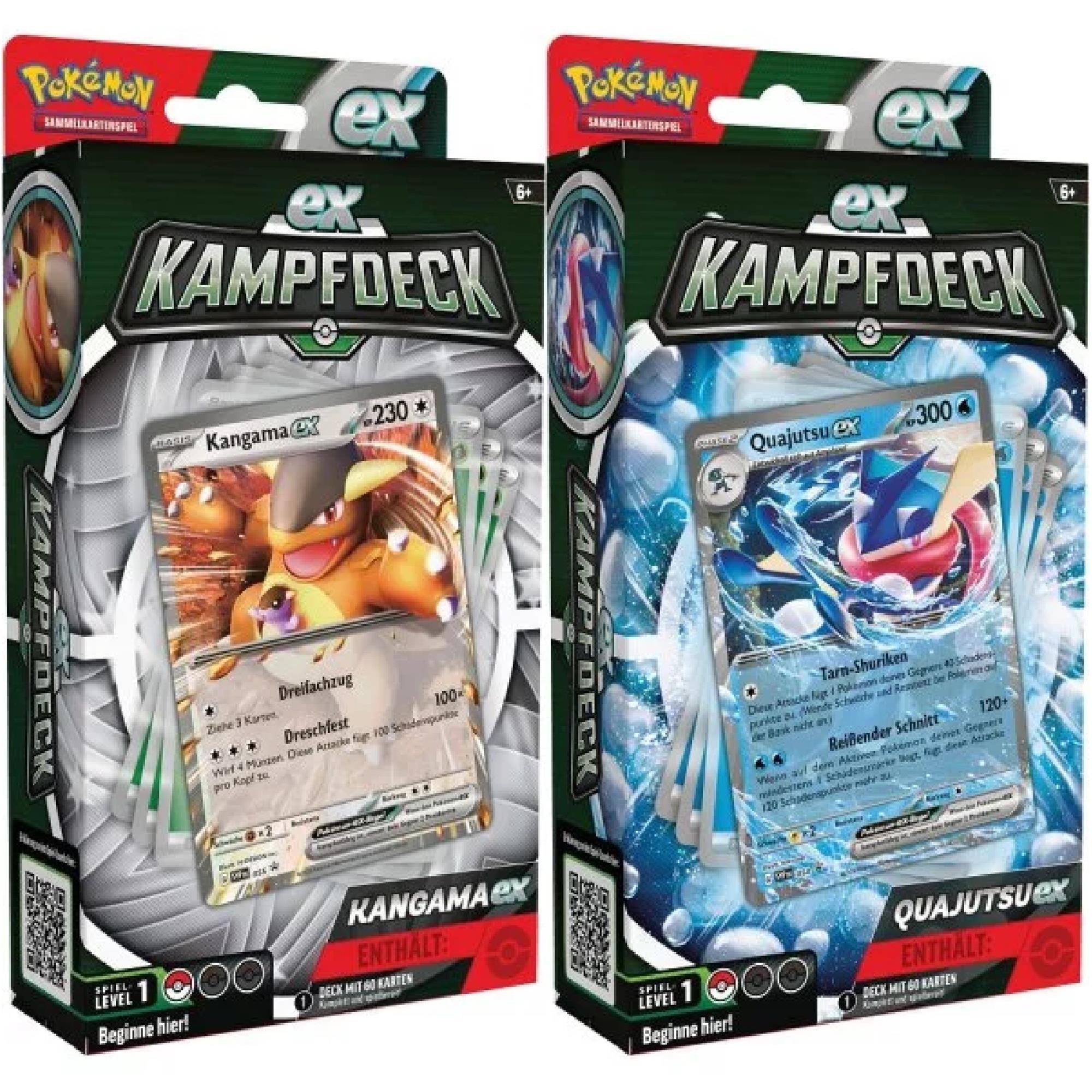 Pokemon Kampf Deck - Kangama oder Quajutsu (Deutsch)