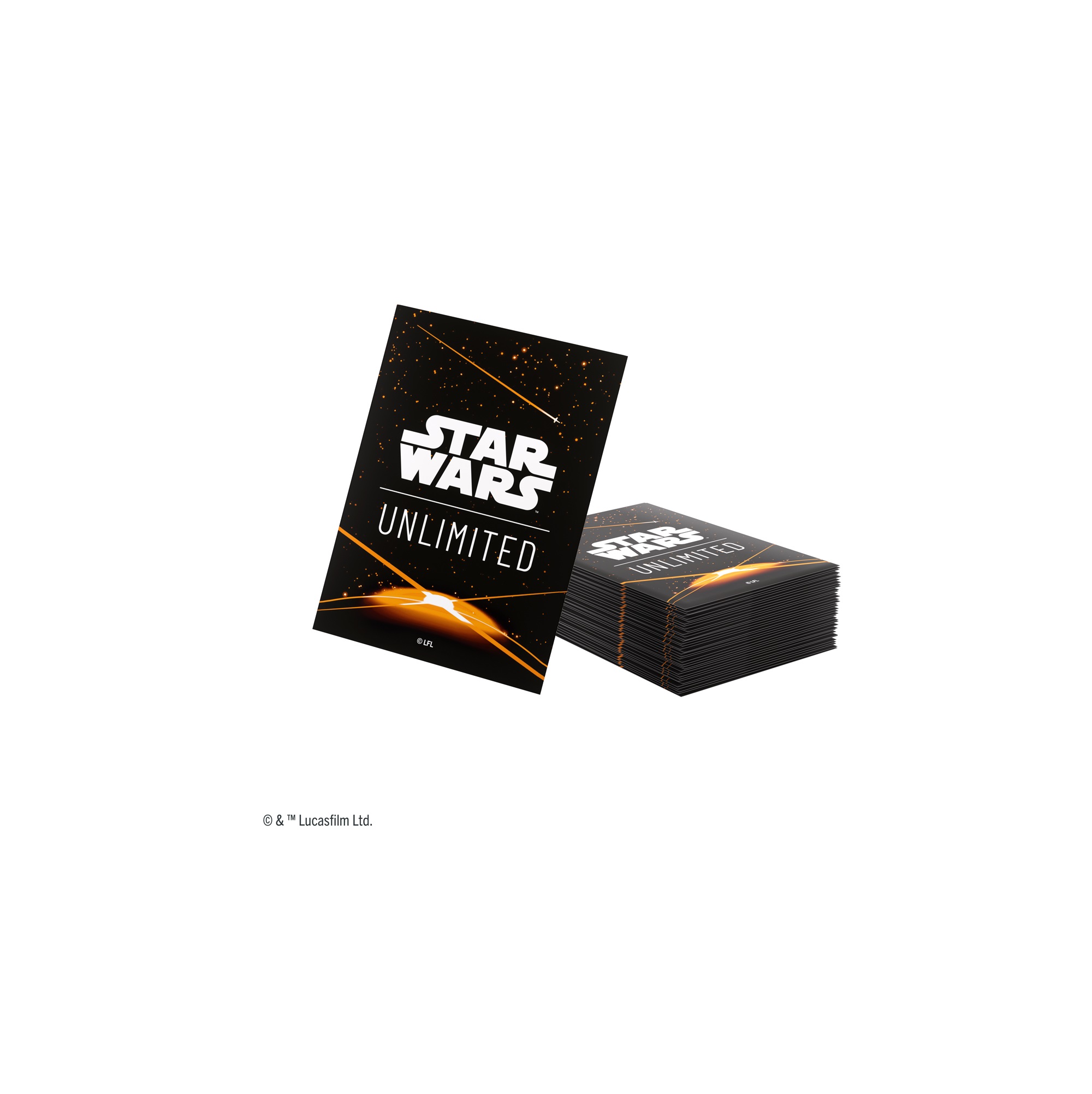 Star Wars Unlimited Art Sleeves - Card Back Orange