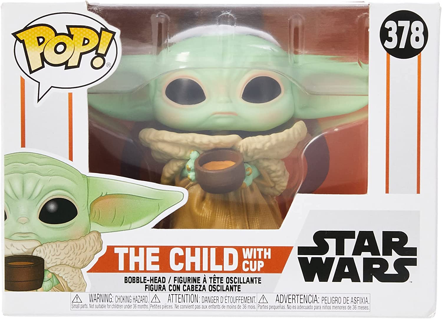 STAR WARS - Funko POP!- Vinyl Figur - The Child with Cup - 378
