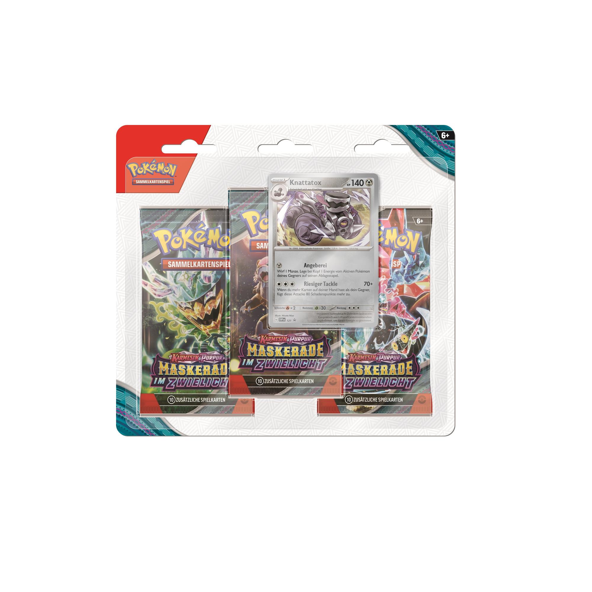 Pokemon KP06 Maskerade im Zwielicht 3er-Blister (Deutsch)