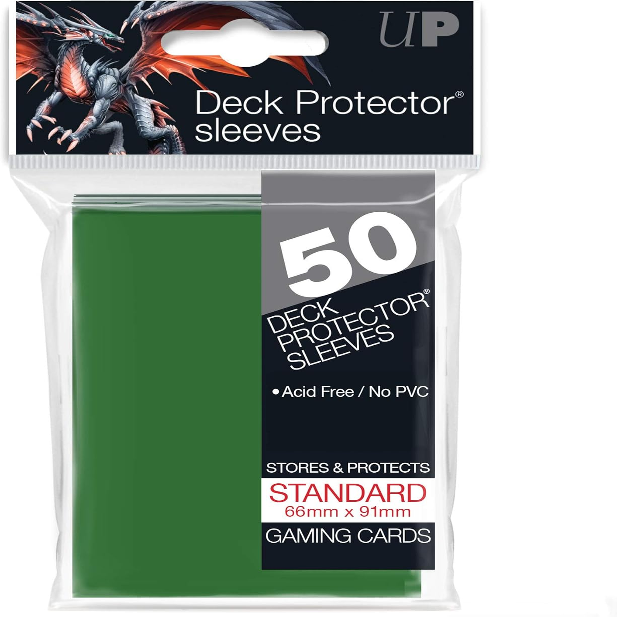 Ultra PRO Deck Protector Sleeves Solid Green