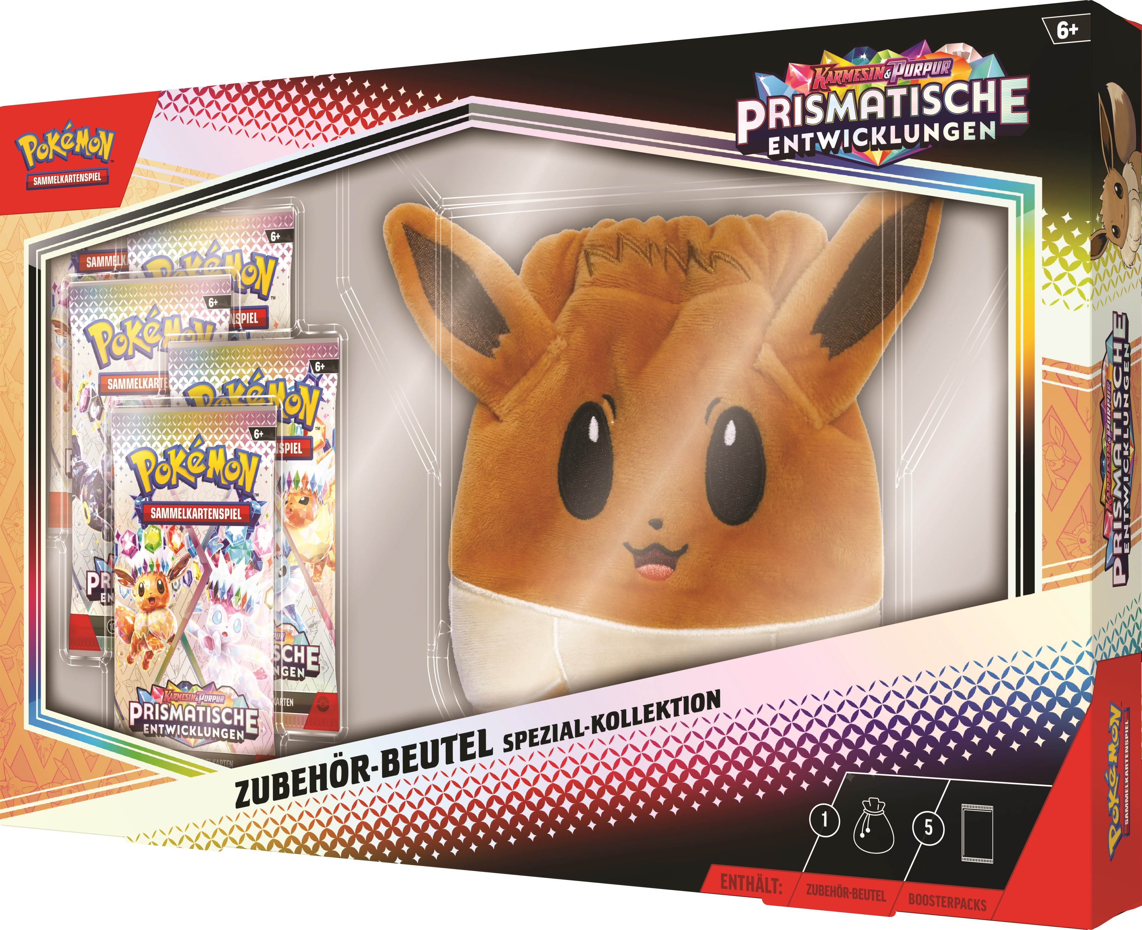 Pokemon KP08.5 Prismatische Entwicklungen Zubehör-Beutel Spezial Kollektion (Deutsch)