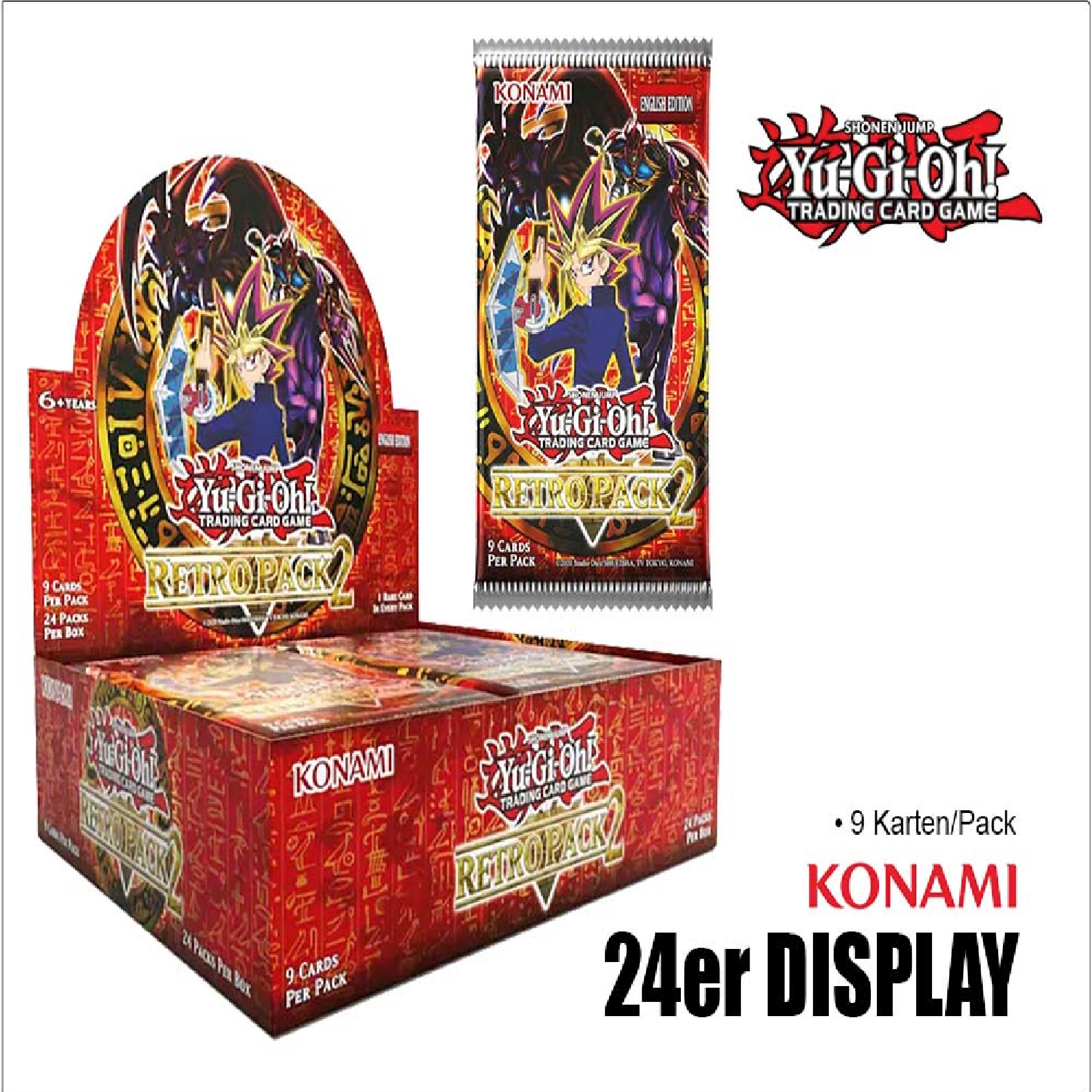Yu-Gi-Oh! - Retro Pack 2 (2025 Reprint) Display (Deutsch)