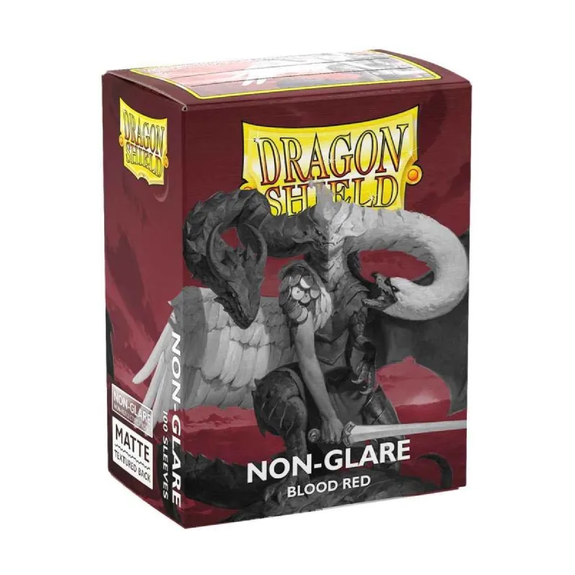 Dragonshield Card Sleeves - Standard Size Non-Glare - Blood Red (100)