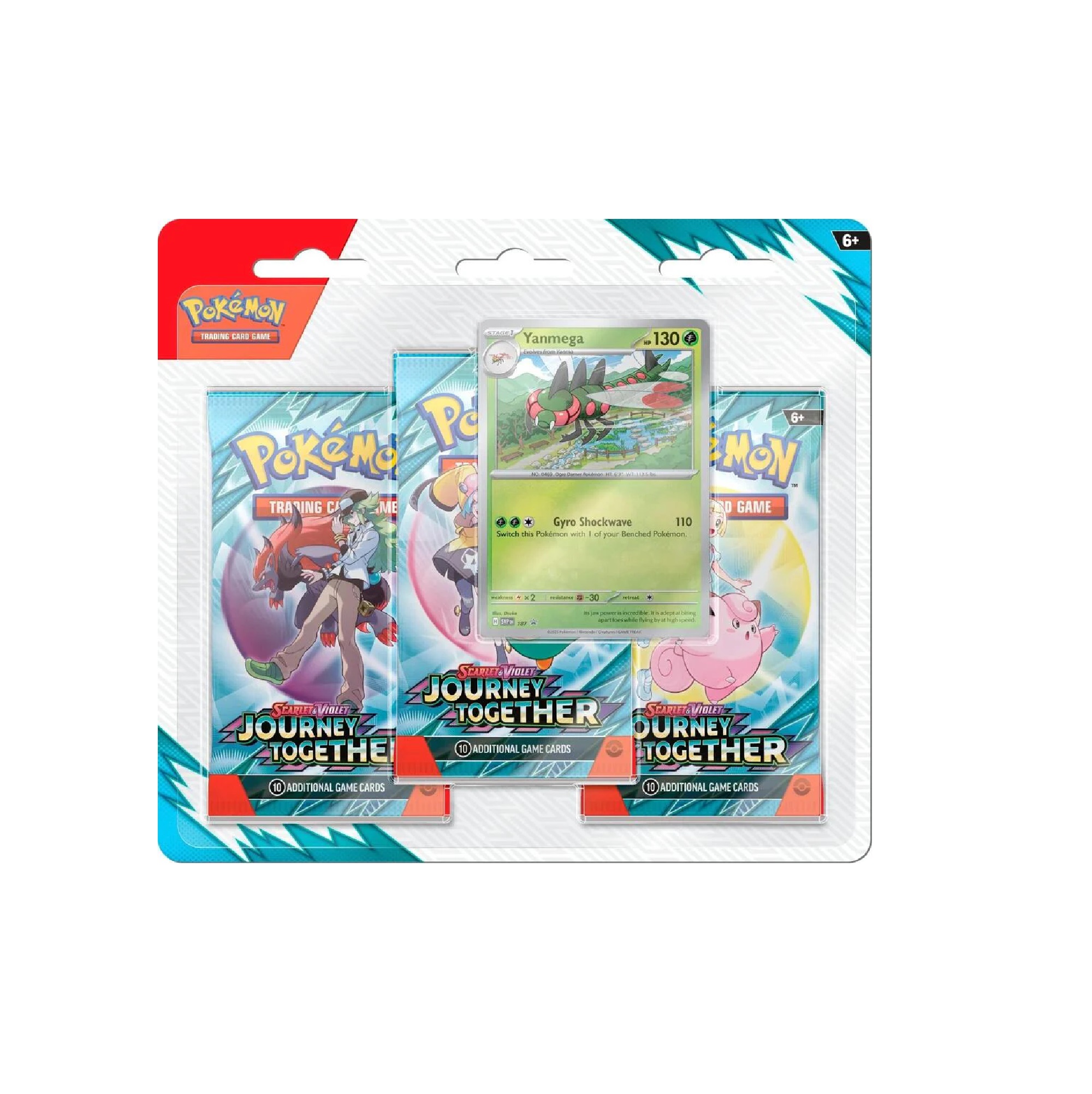 Pokemon SV09 Reisegefährten 3er Blister (Englisch)