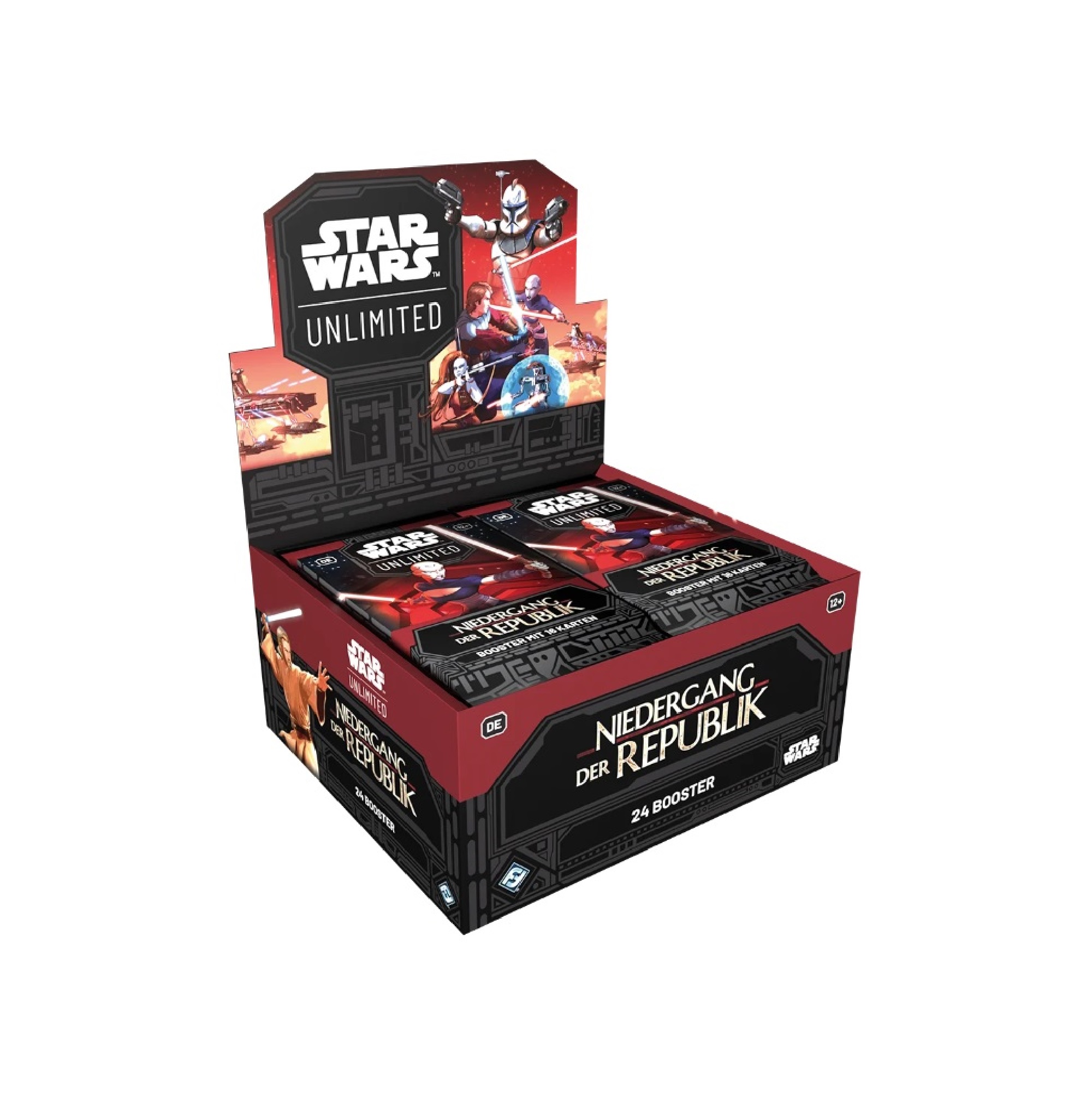Star Wars Unlimited - Niedergang der Republik Booster Display (Deutsch)