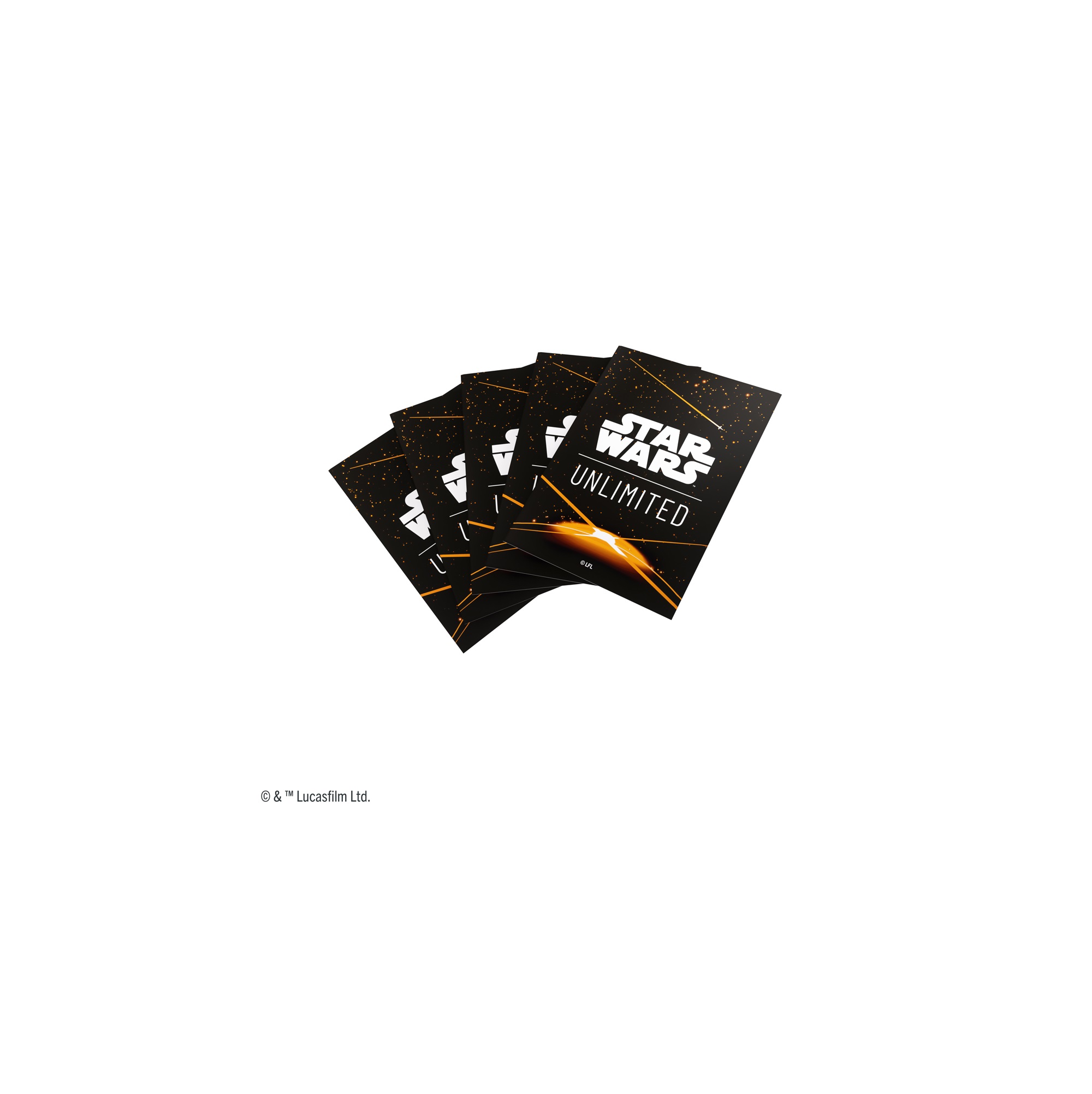Star Wars Unlimited Art Sleeves - Card Back Orange