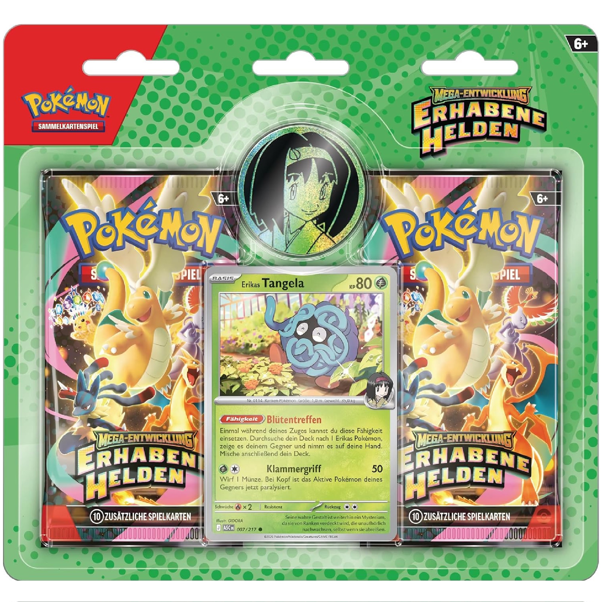 Pokemon Erhabene Helden 2-Pack Blister (Deutsch)