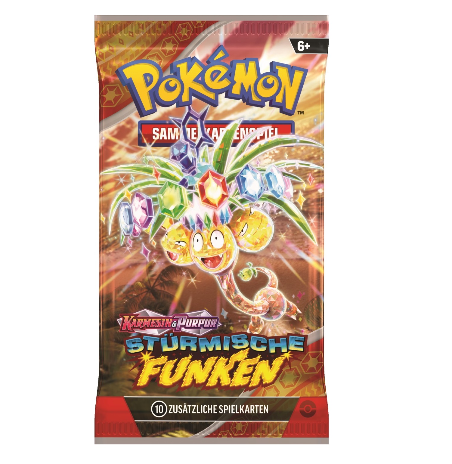 Pokemon KP08 Stürmische Funken Einzel Booster (Deutsch)