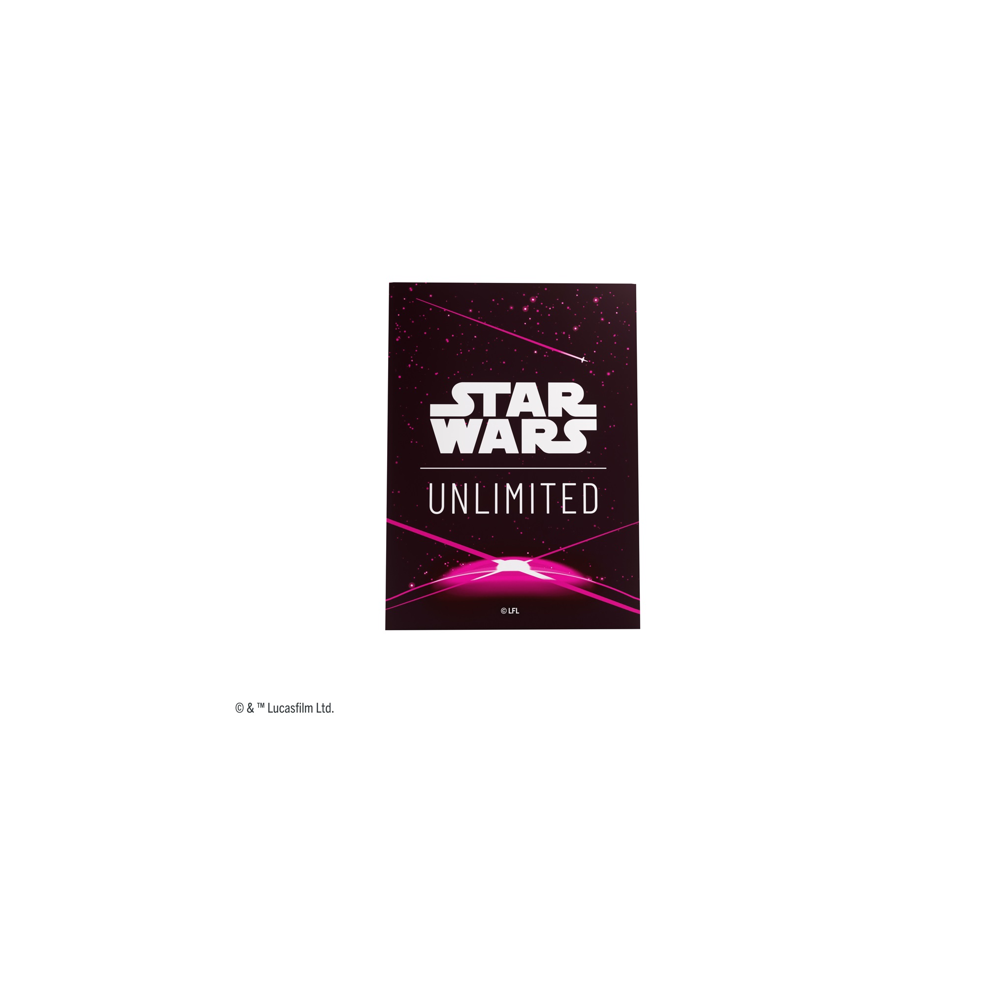 Star Wars Unlimited Art Sleeves-Card Back Magenta