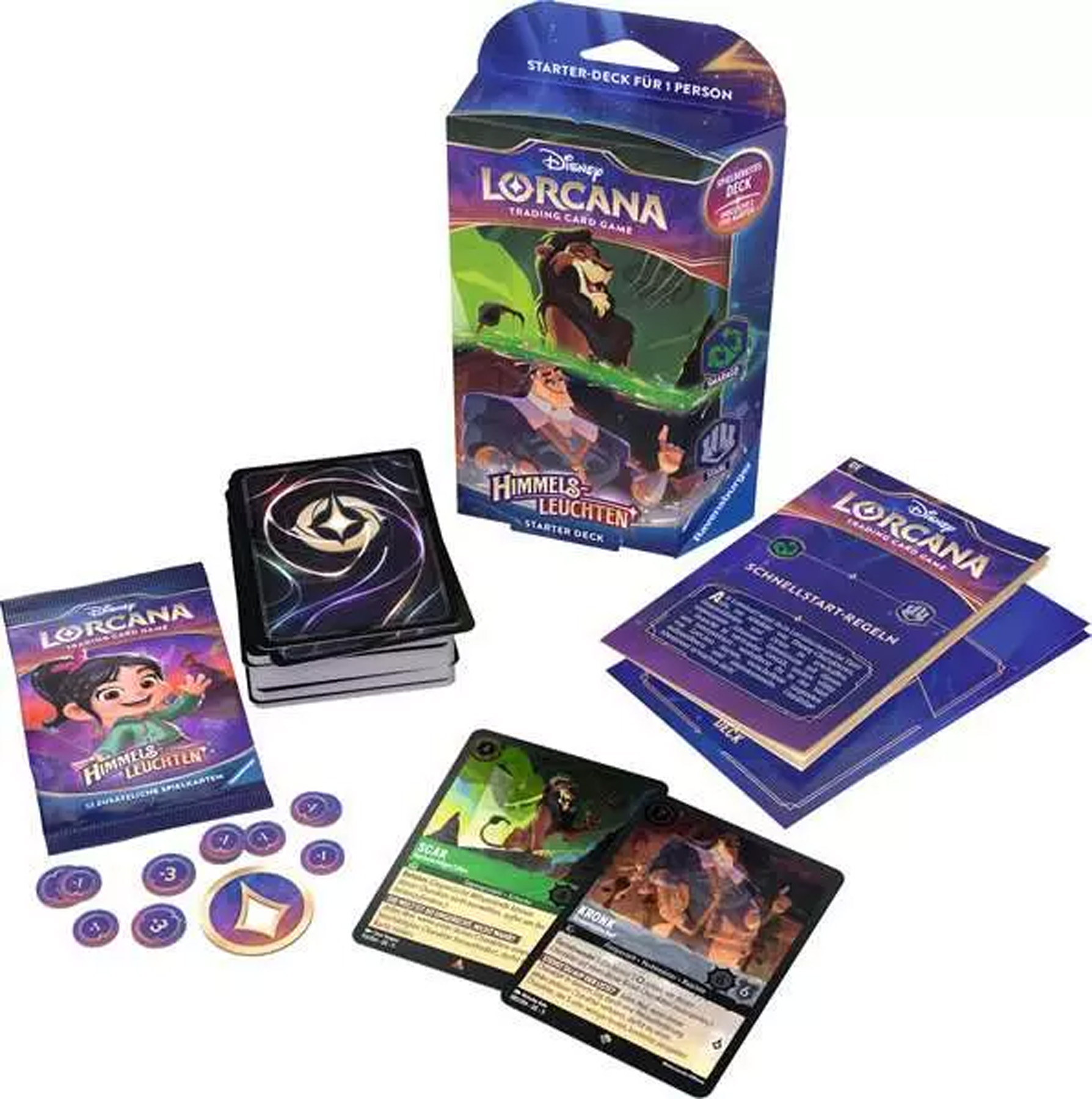 Himmelsleuchten - Starter Deck Smaragd und Stahl (Deutsch)