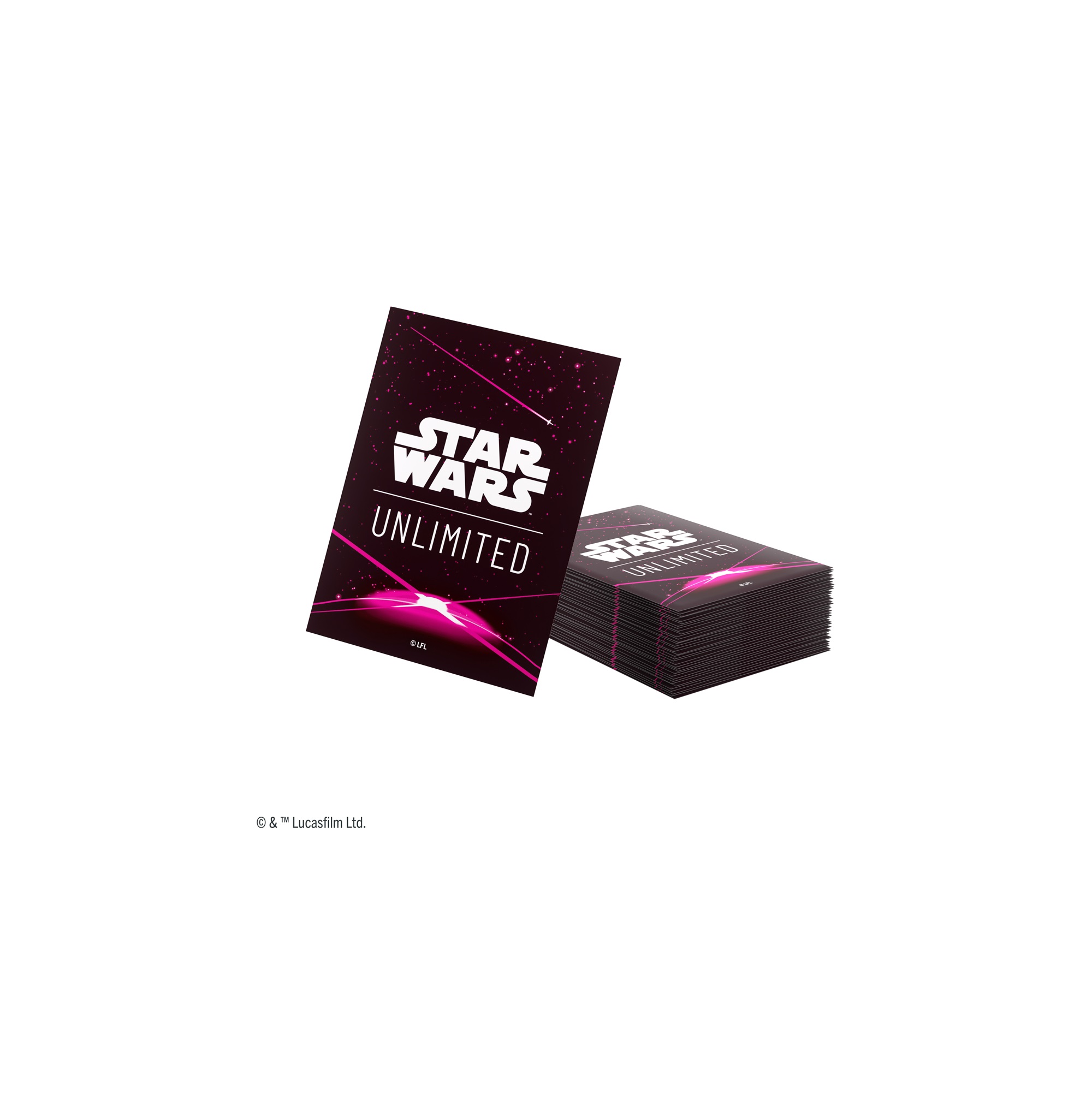 Star Wars Unlimited Art Sleeves-Card Back Magenta