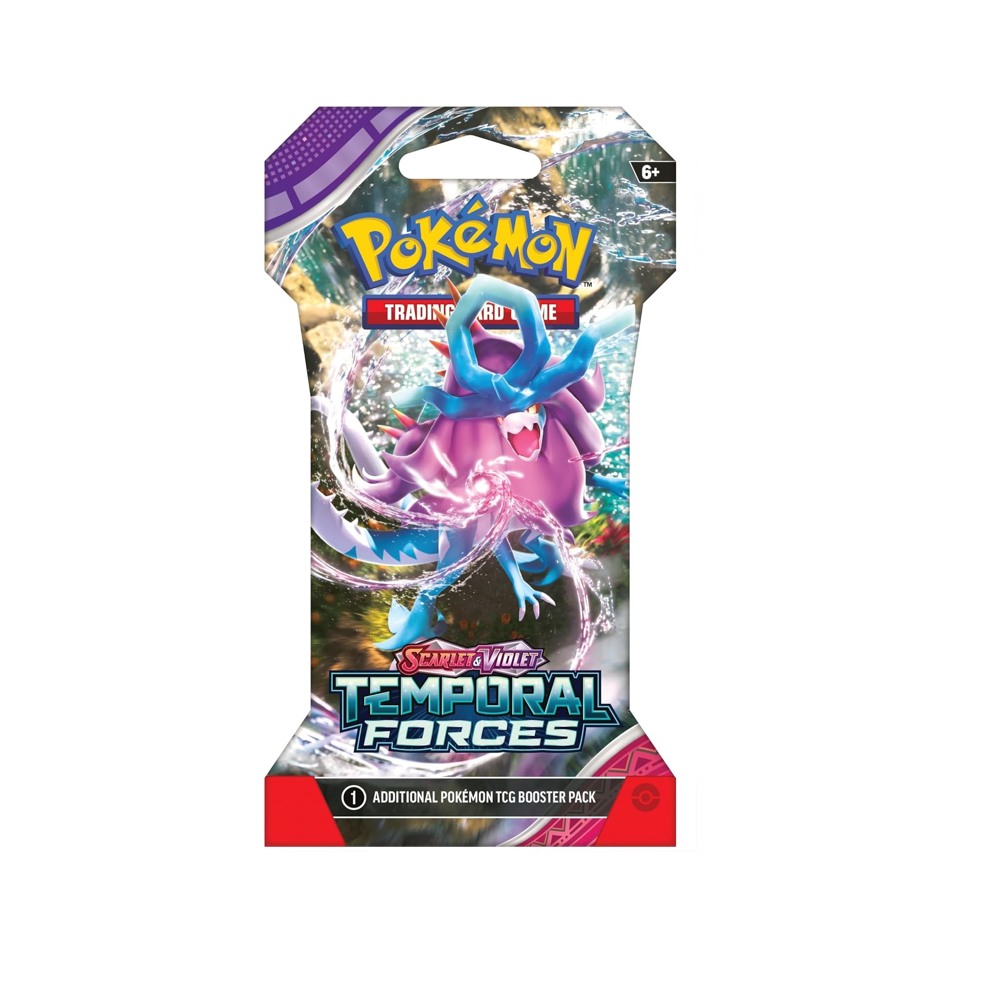 Pokemon Karmesin & Purpur - Gewalten der Zeit - Sleeved Booster (Englisch)