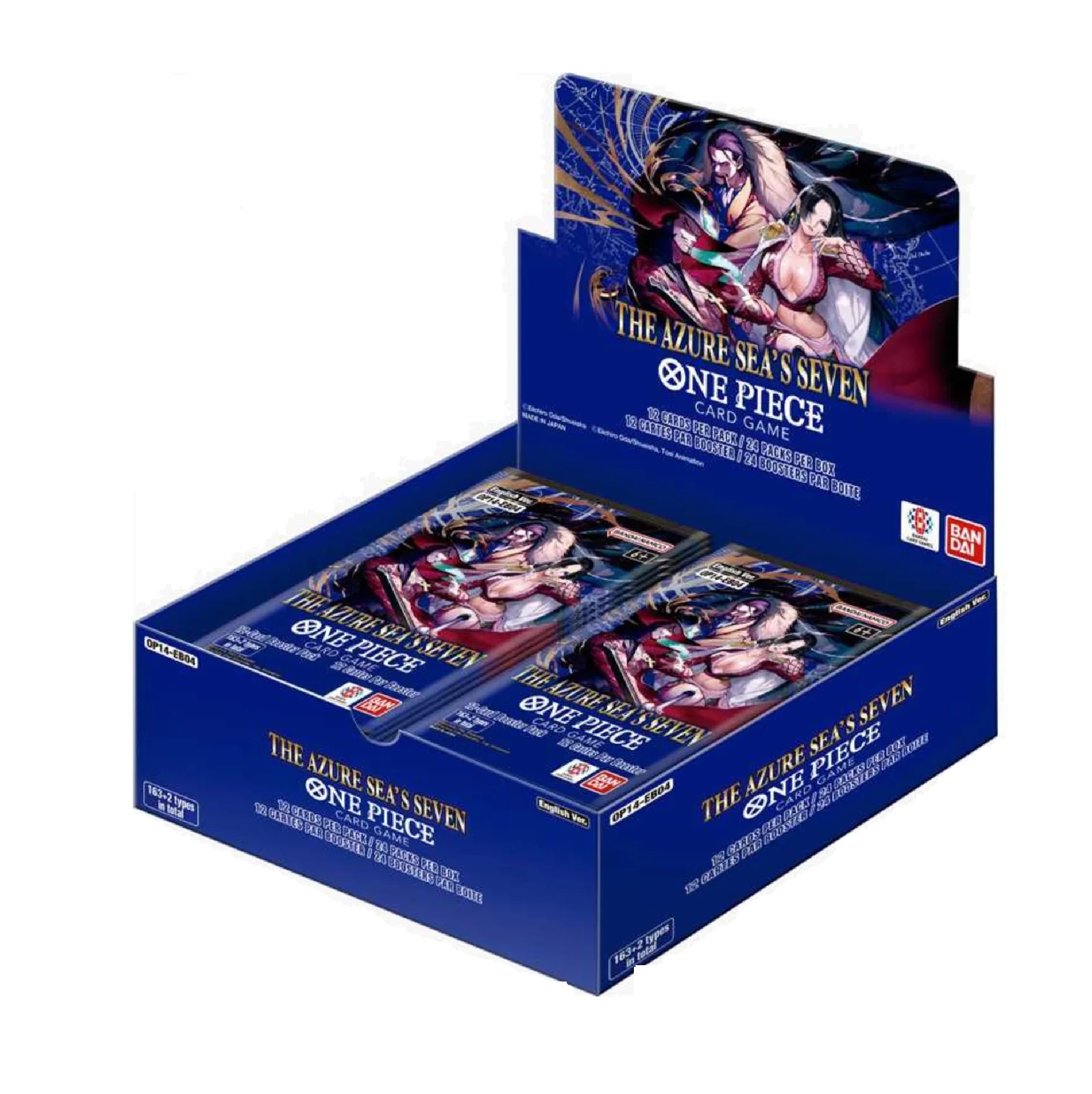 One Piece  - The Seven Warlords of the Sea Display OP14 (englisch)